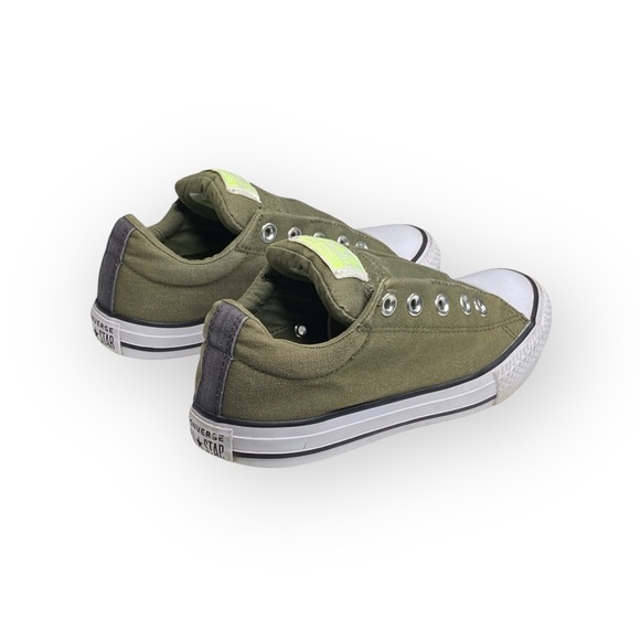 Converse ™️ ✪ Chuck Taylor All Star Street Low Slip On Sneakers ✪ Army Green ✪ - Picture 3 of 16